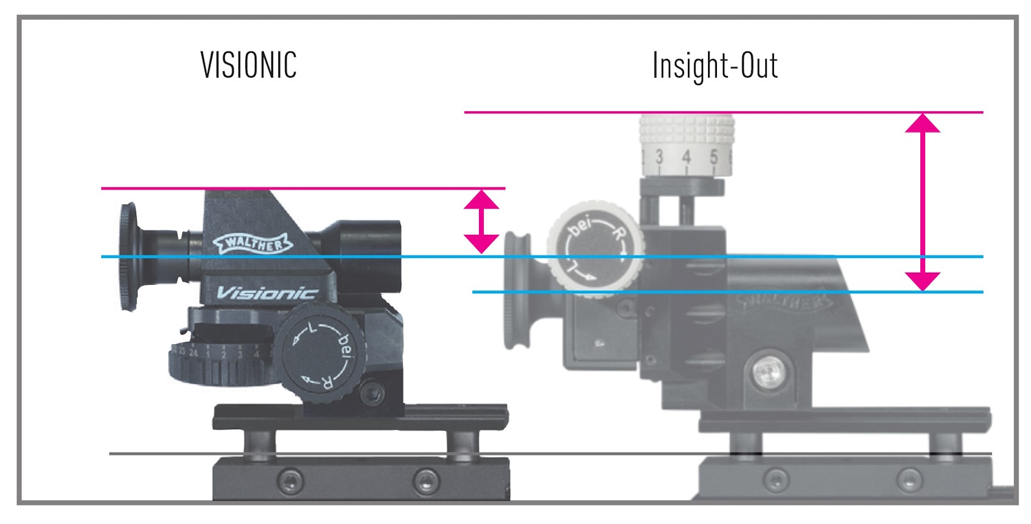 Alternative view of Walther Rear Sight mod. VISIONIC