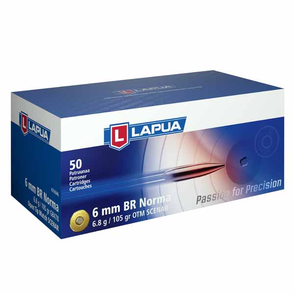 Lapua Patrone Mod. 6mm BR Norma Scenar L