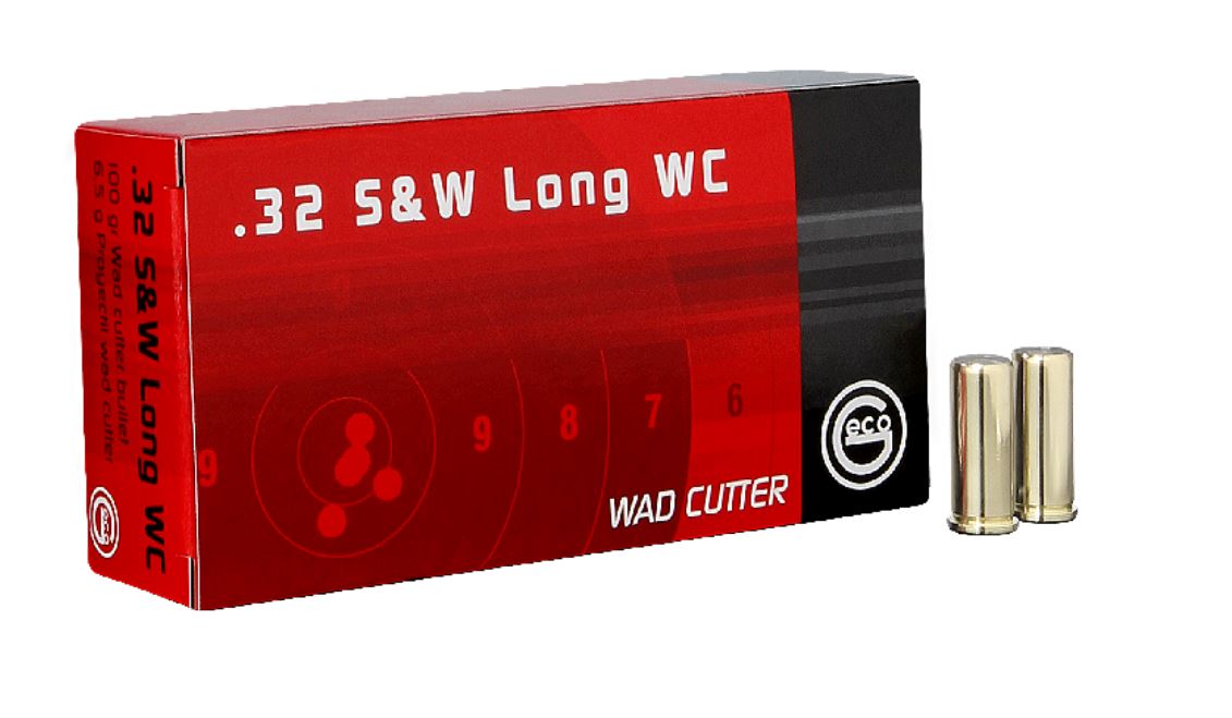 GECO .32 S&W long WC Wad Cutter 6,5 g - 100 gr