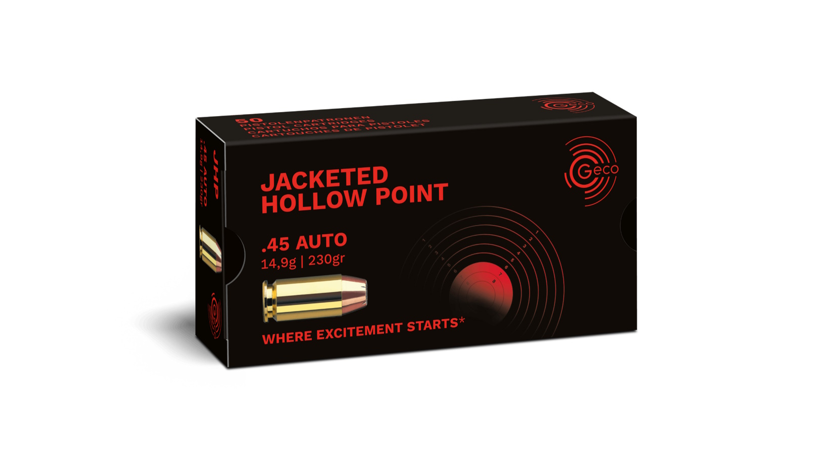 GECO .45 Auto/ACP Hohlspitz