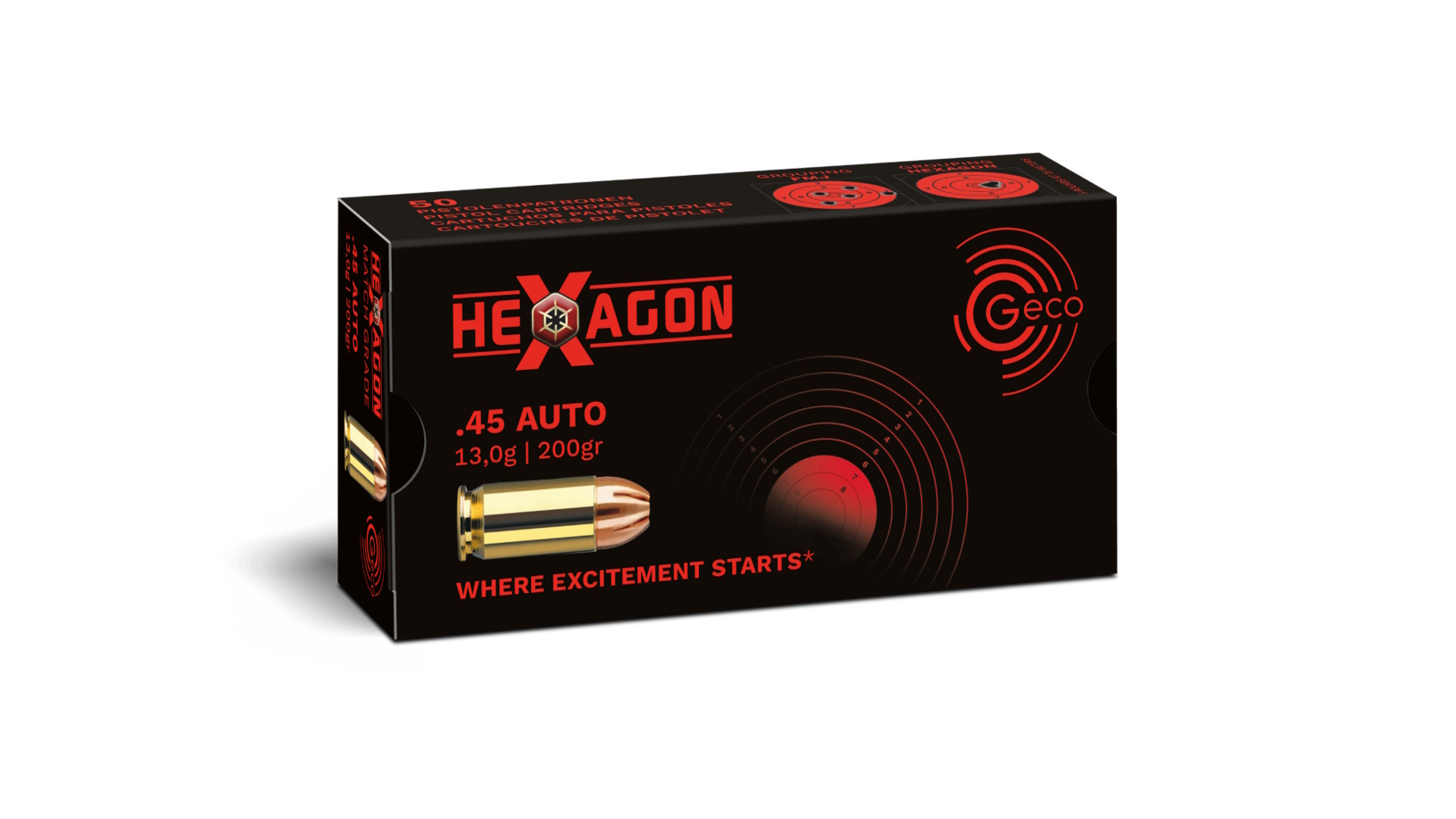 GECO .45 Auto/ACP Hexagon