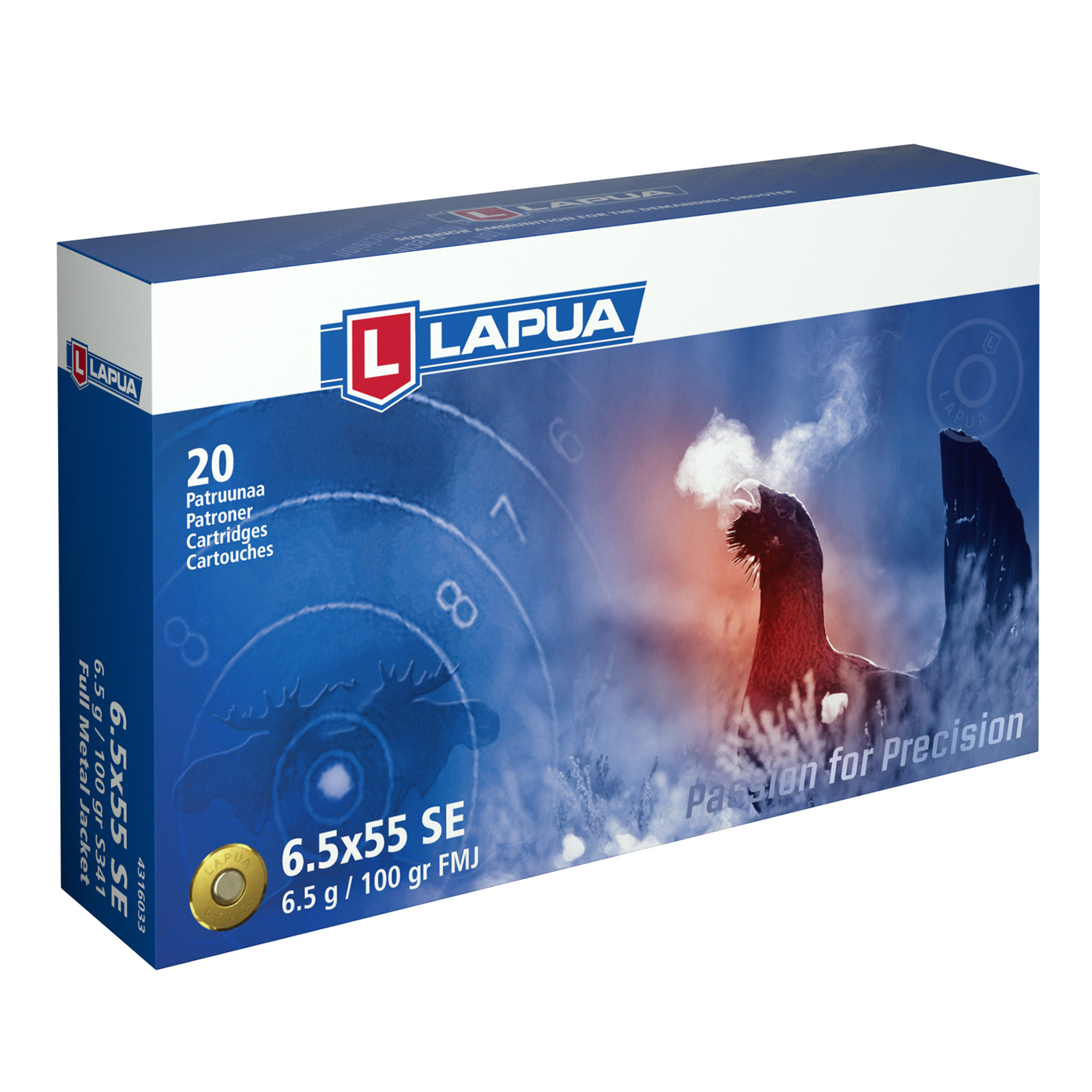 Lapua Patrone Mod. 6.5x55 Swedish