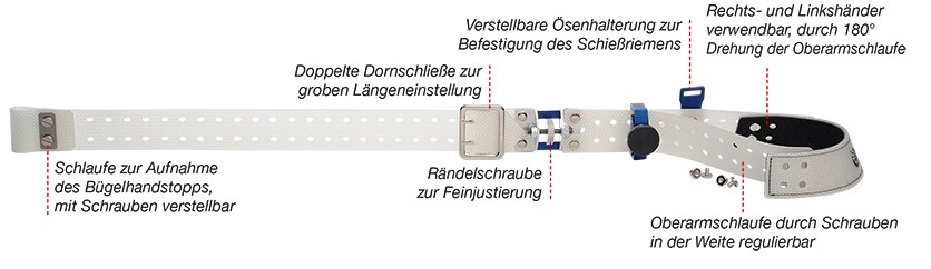 Sauer Schießriemen Mod. Exakt 4