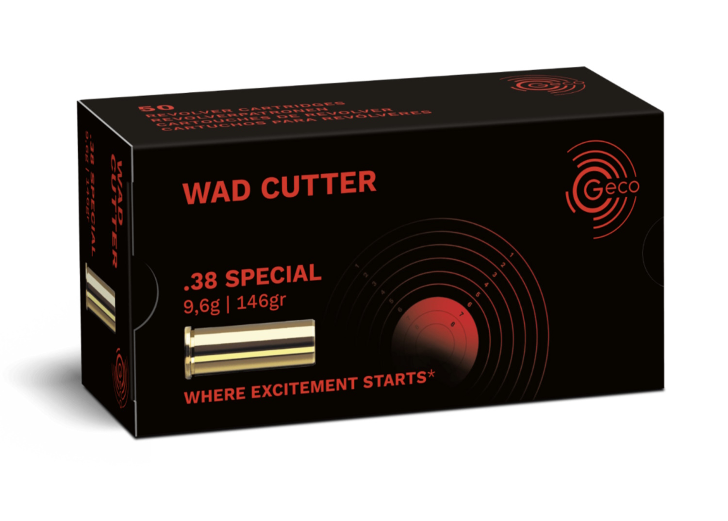 GECO .38 Special WC 9,6 g - 148 gr