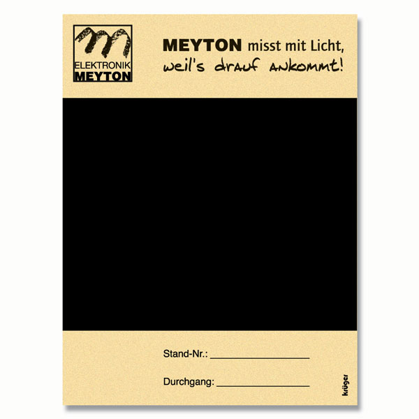 Krüger Hintergrundscheibe Mod. Meyton