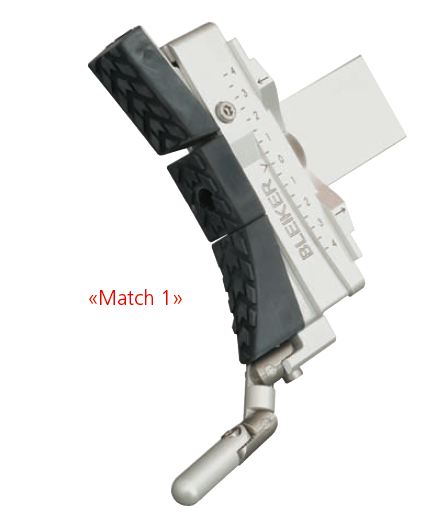Bleiker Butt Plate mod. Super Grip Match 1