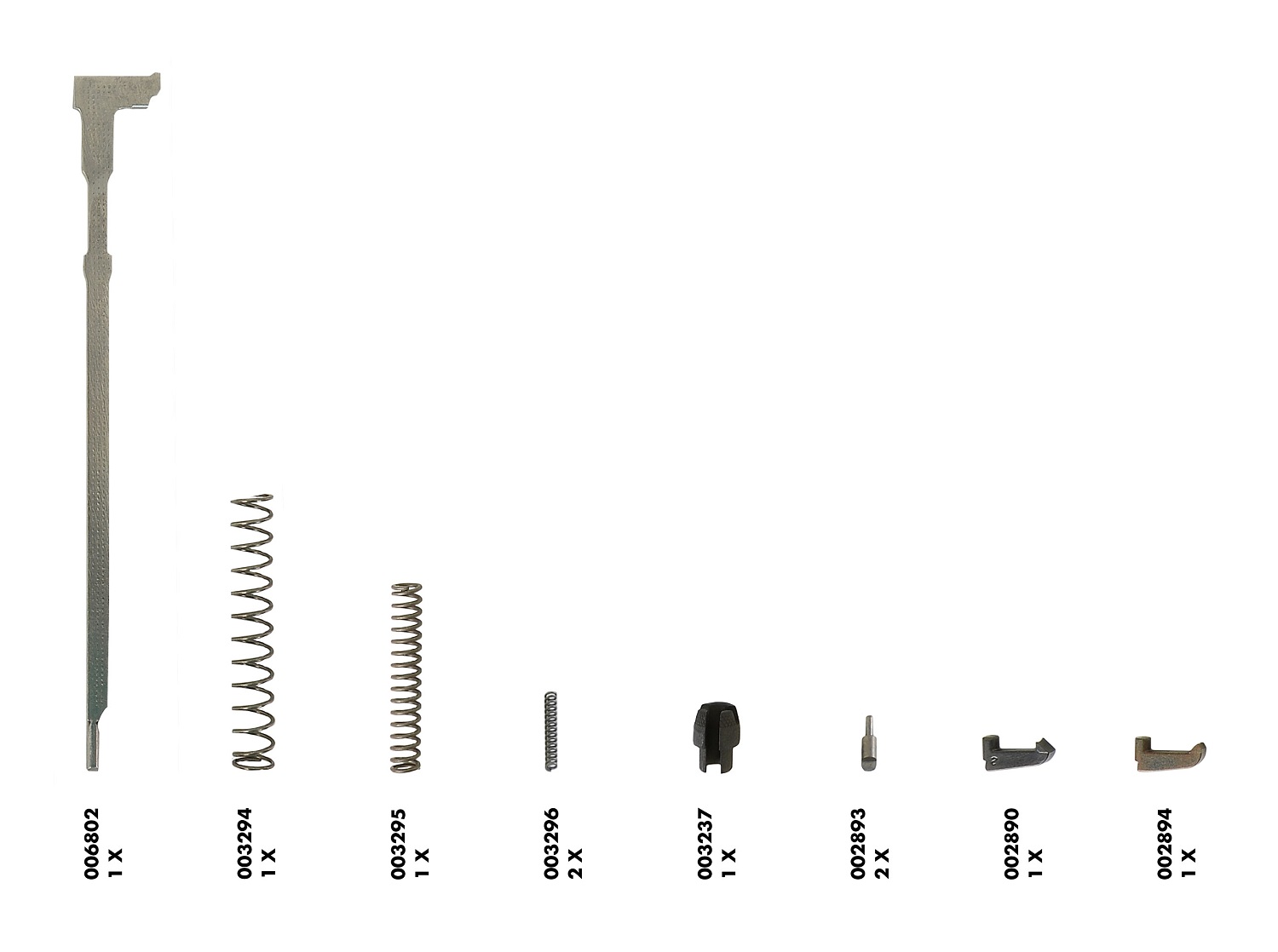 Anschütz spare part set fortarget bolt, right hand