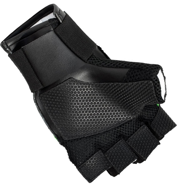 Alternative view of Gehmann glove half-cover, black
