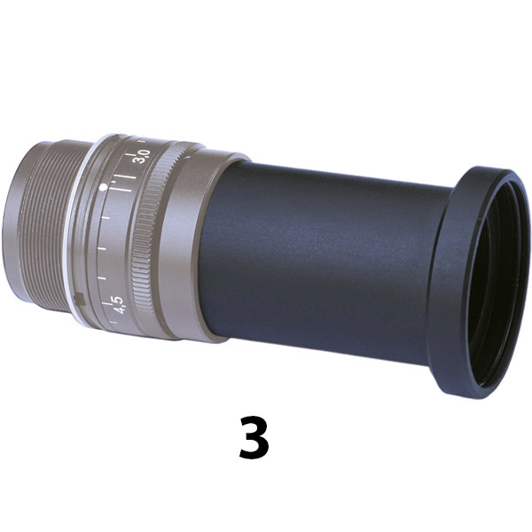Alternative view of Gehmann foresight anti-glare tube