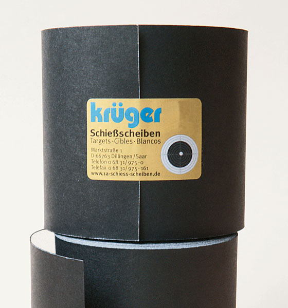 Krüger paper roll for electronic targets