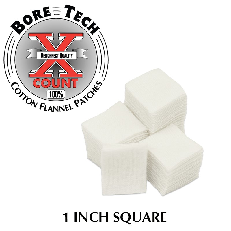 Bore Tech Cotton patch 1" for .22 CAL